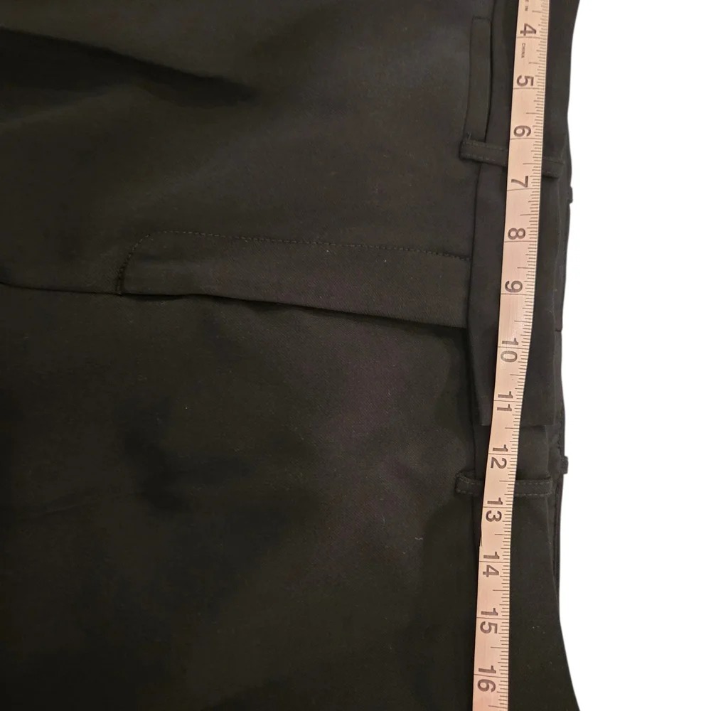 NWT Zara Black Boot Cut Pants XL - Picture 3 of 4